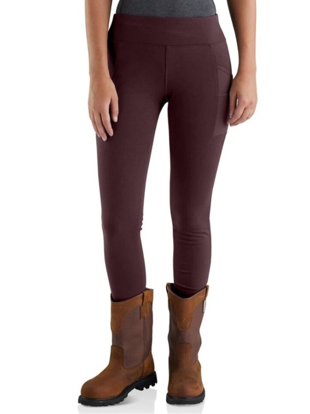 Carhartt Women XS Blackberry Force Fitted Lightweight Utility Legging NWT